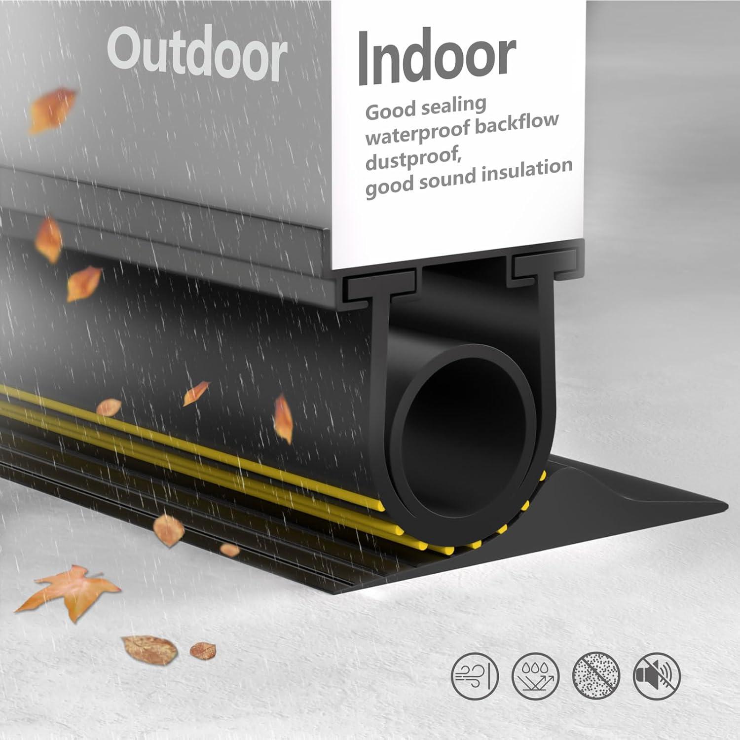 rpxrpx Garage Door Bottom Seal Kit - Heavy Duty Set - Image 5