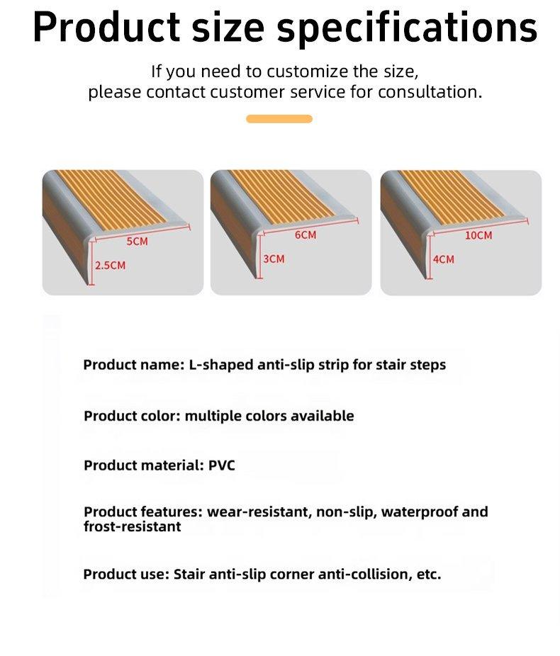 rpxrpx heavy duty stair nose rubber edge guard