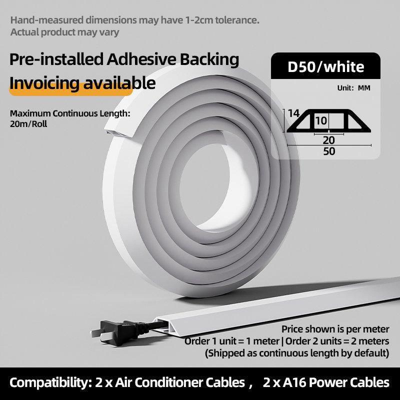 rpxrpx grey trapezoid floor cord cover